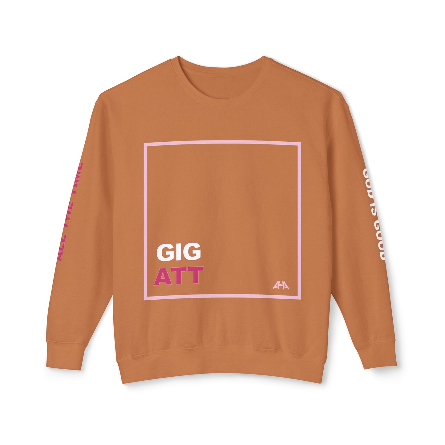 Light Pink GIGATT/ATTGIG Lightweight Crewneck Sweatshirt