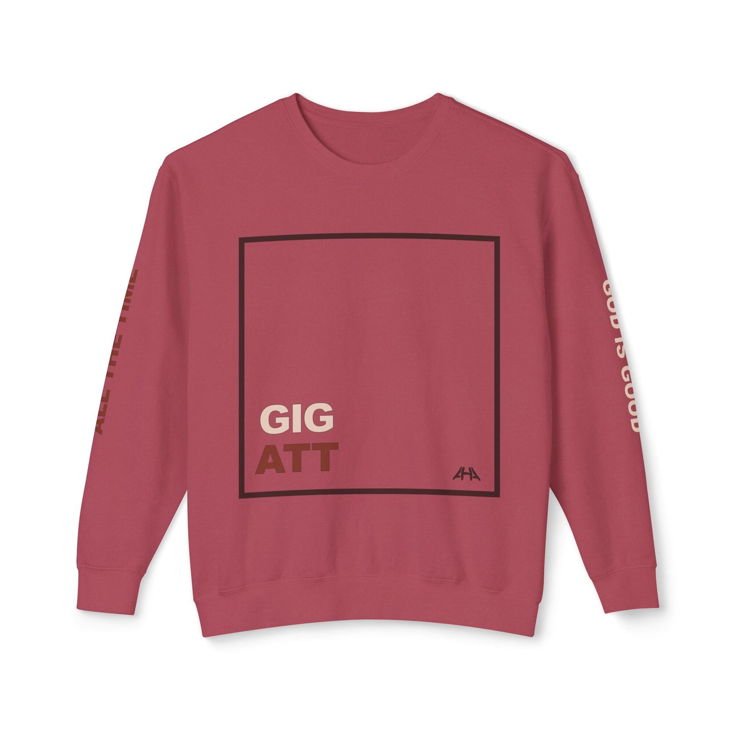 Chocolate GIGATT/ATTGIG Lightweight Crewneck Sweatshirt