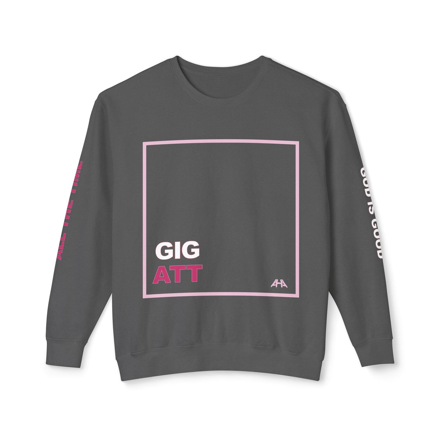 Light Pink GIGATT/ATTGIG Lightweight Crewneck Sweatshirt