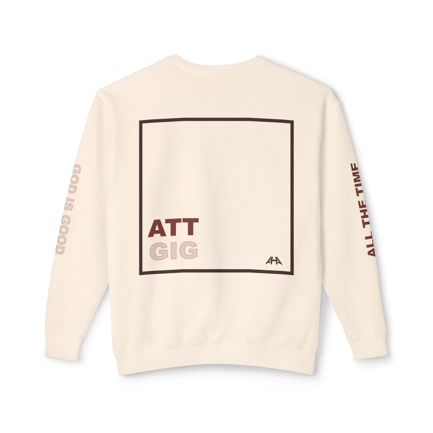 Chocolate GIGATT/ATTGIG Lightweight Crewneck Sweatshirt