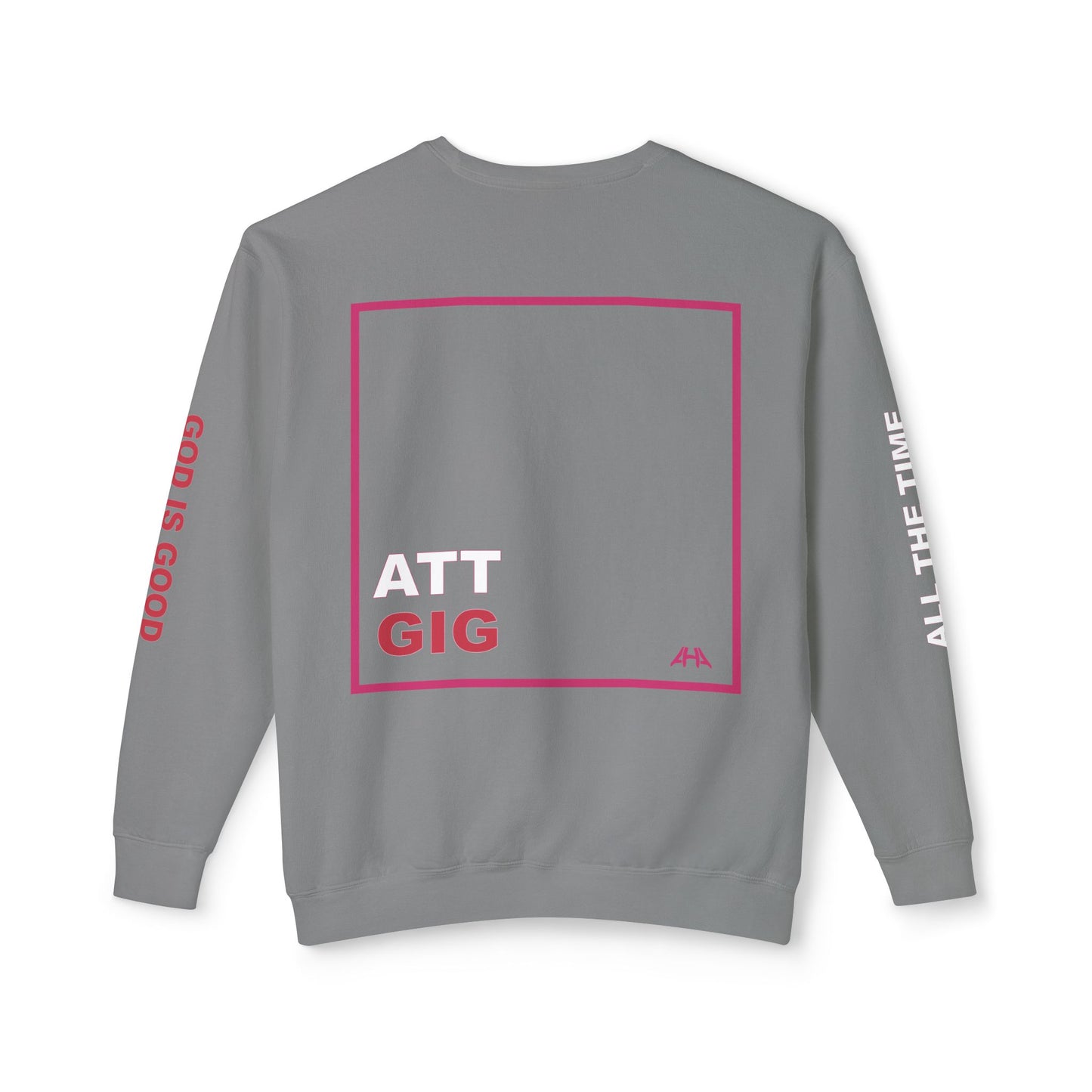 Deep Pink GIGATT/ATTGIG Lightweight Crewneck Sweatshirt