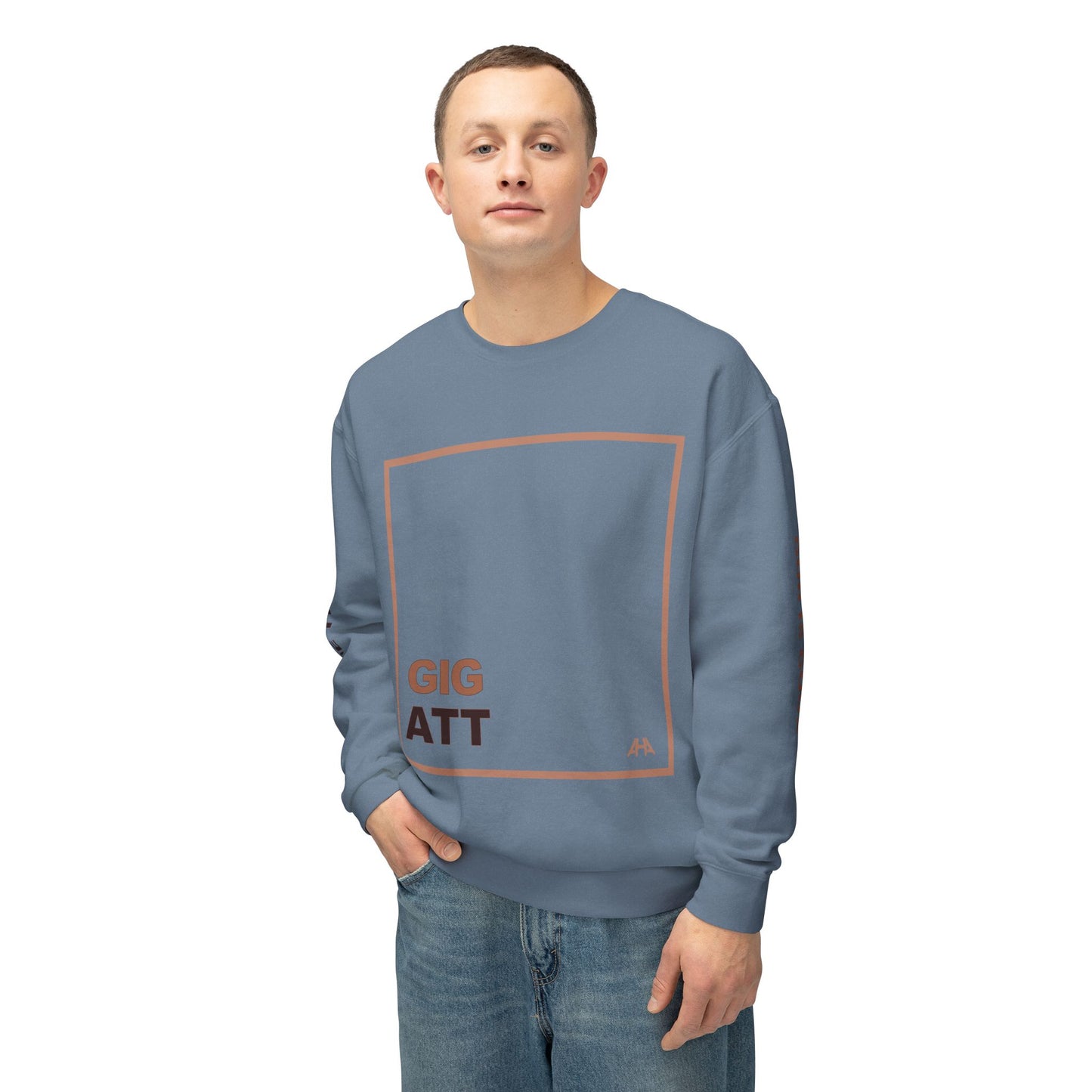 Taupe GIGATT/ATTGIG Lightweight Crewneck Sweatshirt
