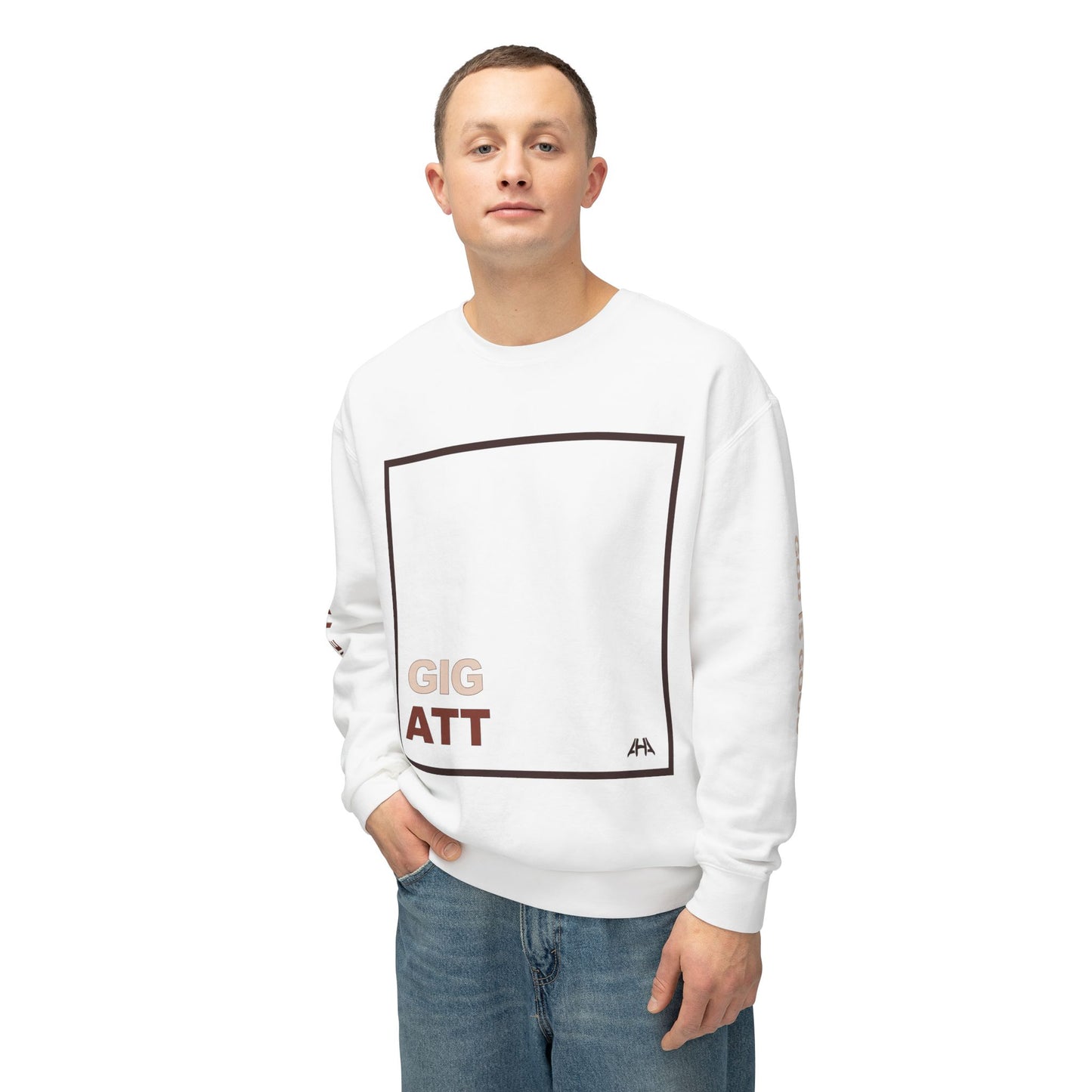 Chocolate GIGATT/ATTGIG Lightweight Crewneck Sweatshirt