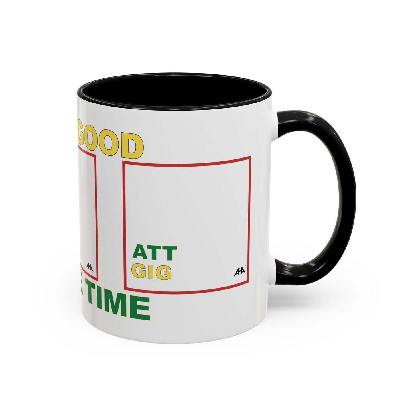 White GIG/ATT Accent Coffee Mug (11, 15oz)