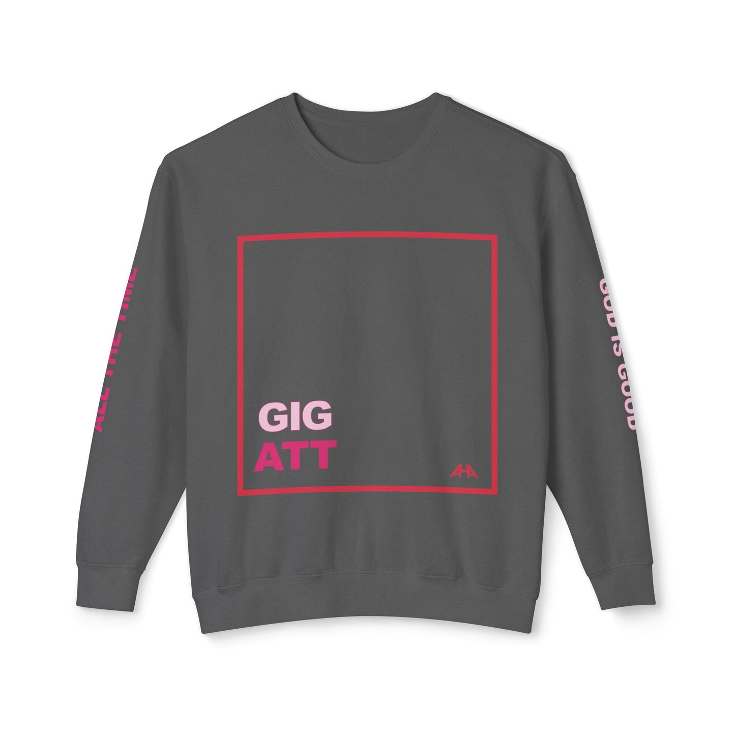 Red GIGATT/ATTGIG Lightweight Crewneck Sweatshirt
