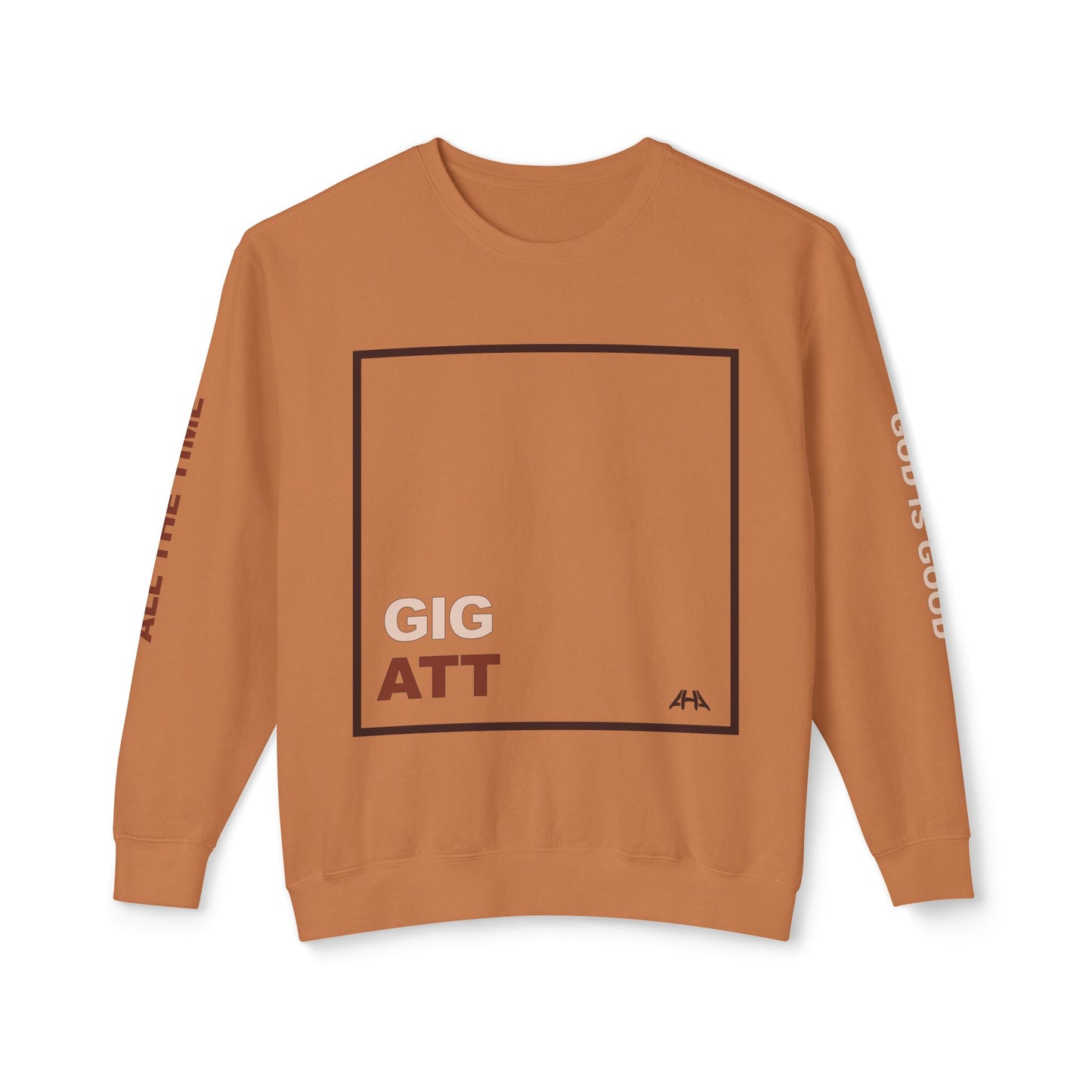 Chocolate GIGATT/ATTGIG Lightweight Crewneck Sweatshirt