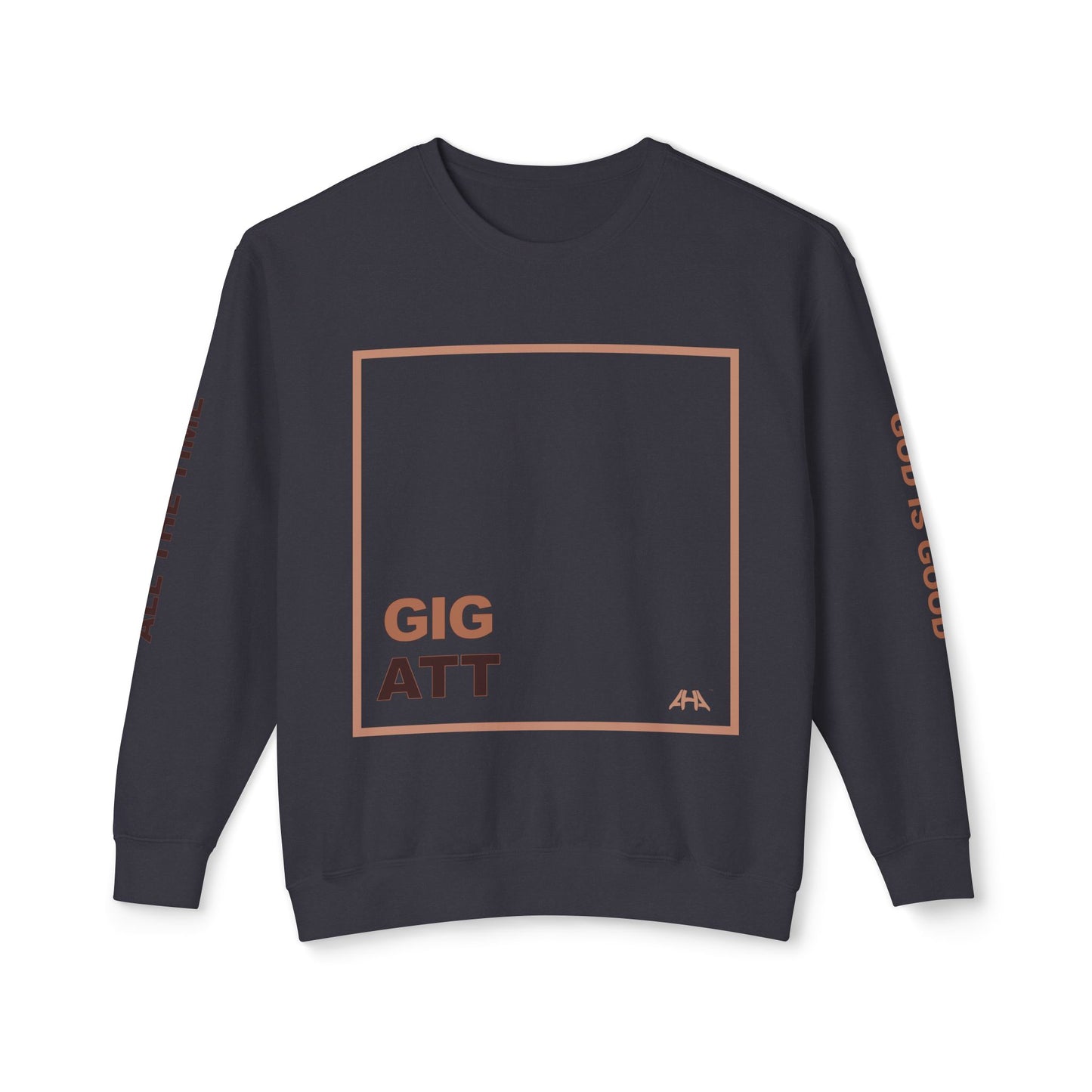 Taupe GIGATT/ATTGIG Lightweight Crewneck Sweatshirt
