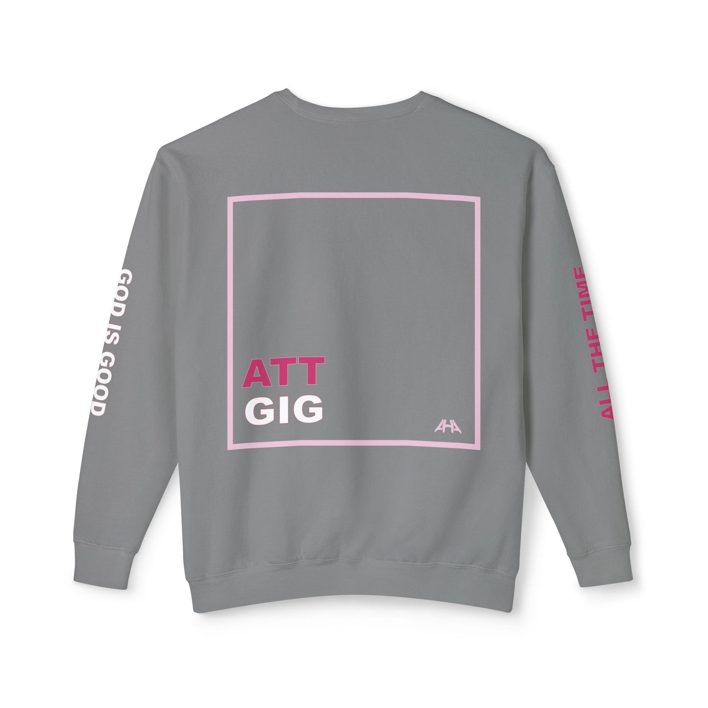 Light Pink GIGATT/ATTGIG Lightweight Crewneck Sweatshirt