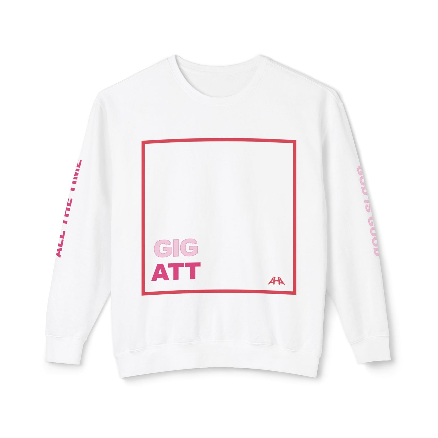 Red GIGATT/ATTGIG Lightweight Crewneck Sweatshirt