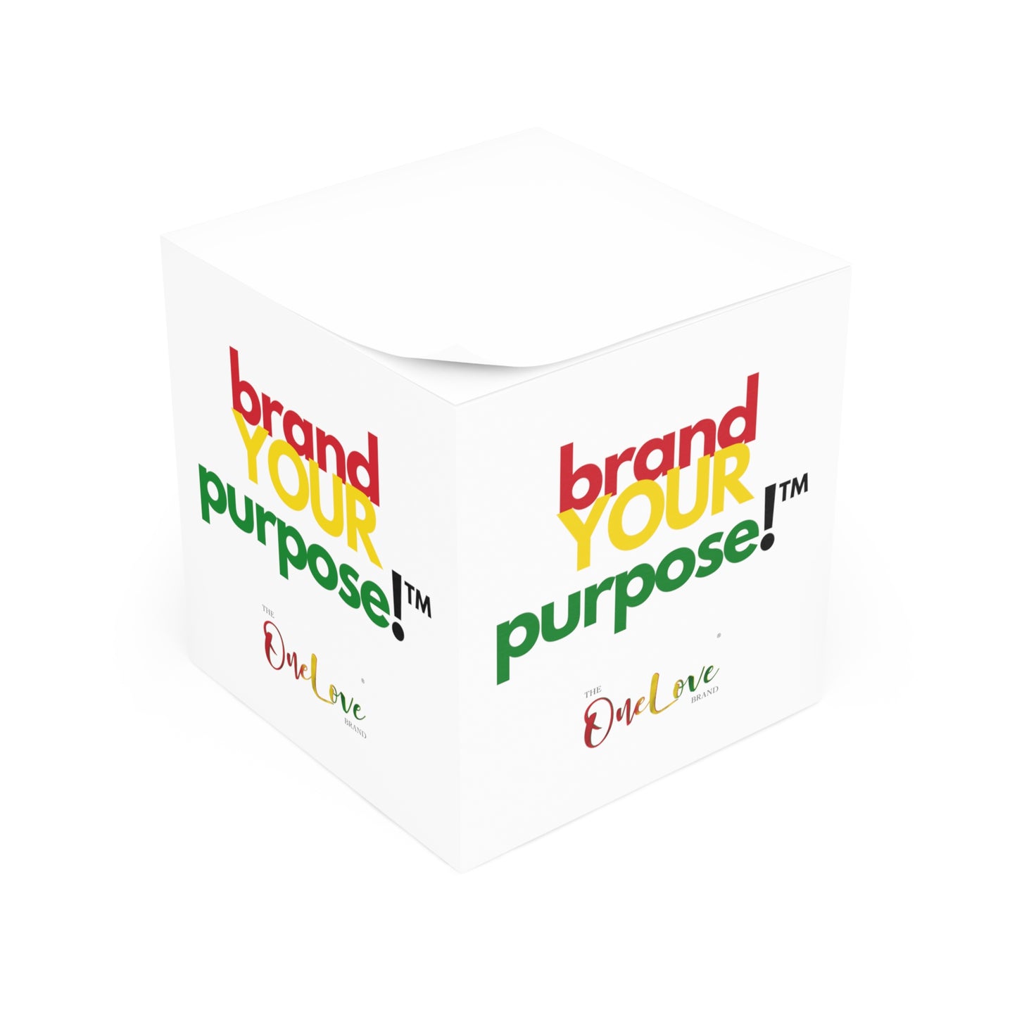 brand YOUR purpose!™ Signature Note Cube