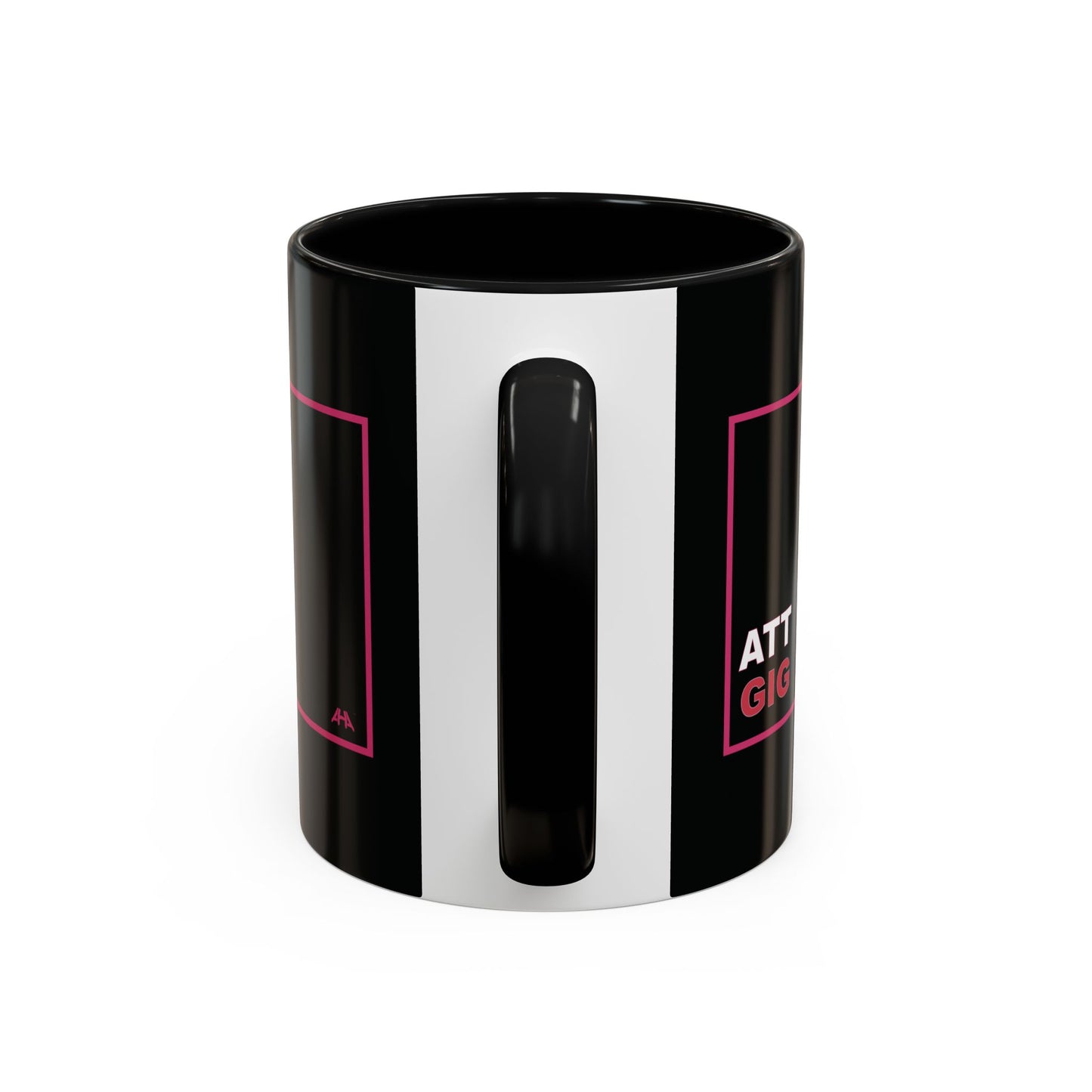 Deep Pink GIG/ATT Accent Coffee Mug (11, 15oz)