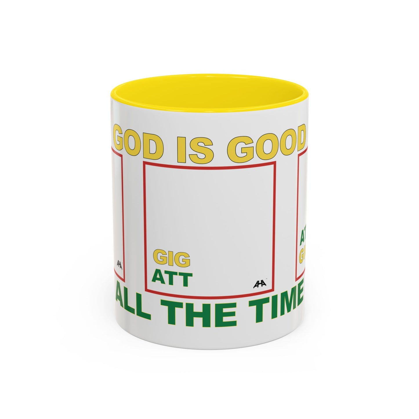 White GIG/ATT Accent Coffee Mug (11, 15oz)