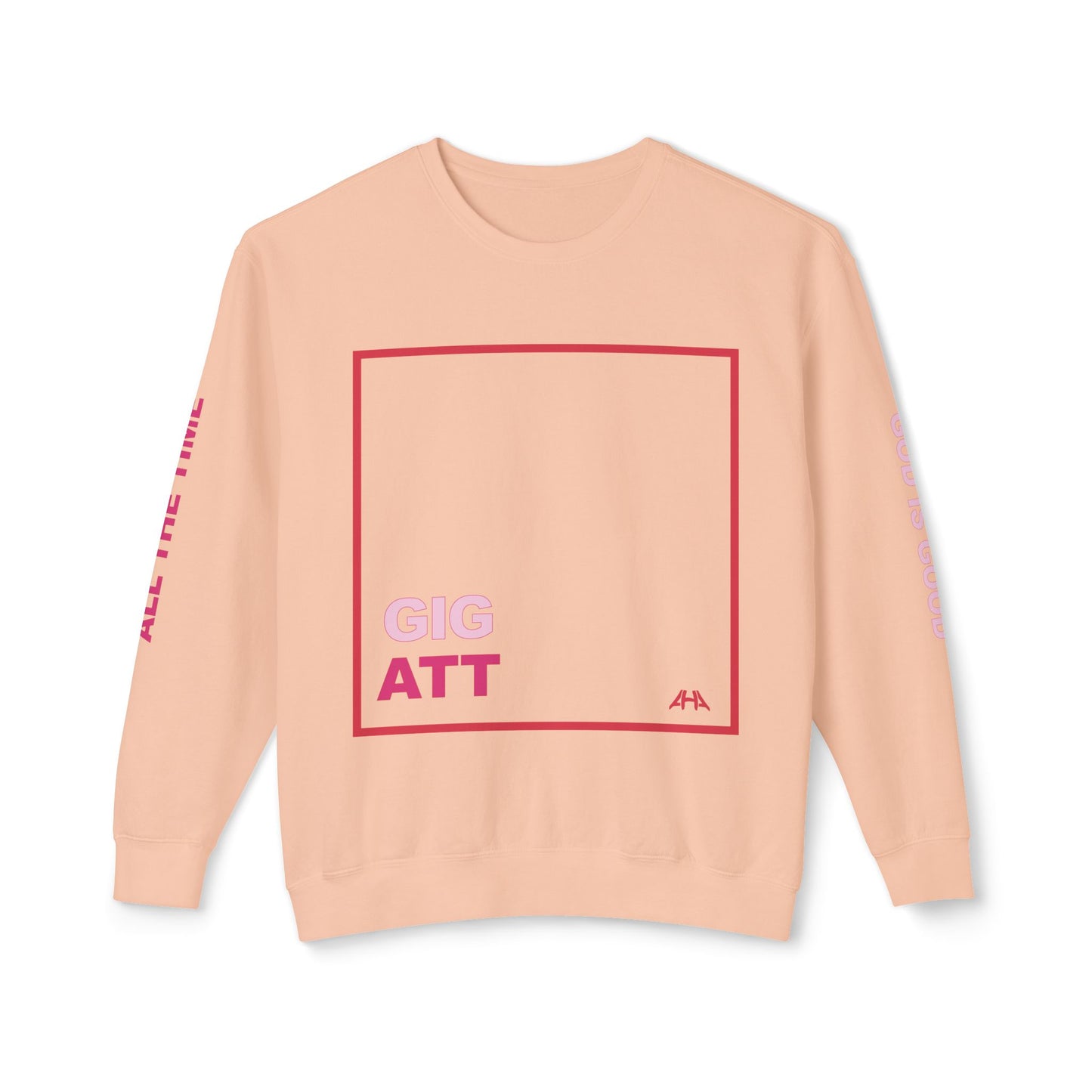 Red GIGATT/ATTGIG Lightweight Crewneck Sweatshirt