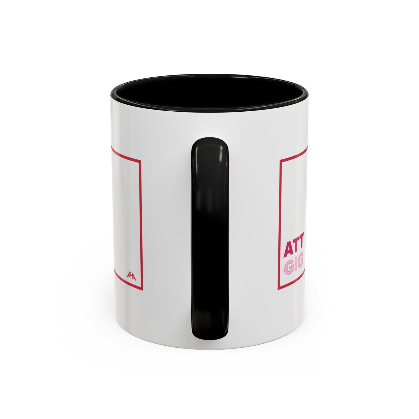 Red GIG/ATT Accent Coffee Mug (11, 15oz)