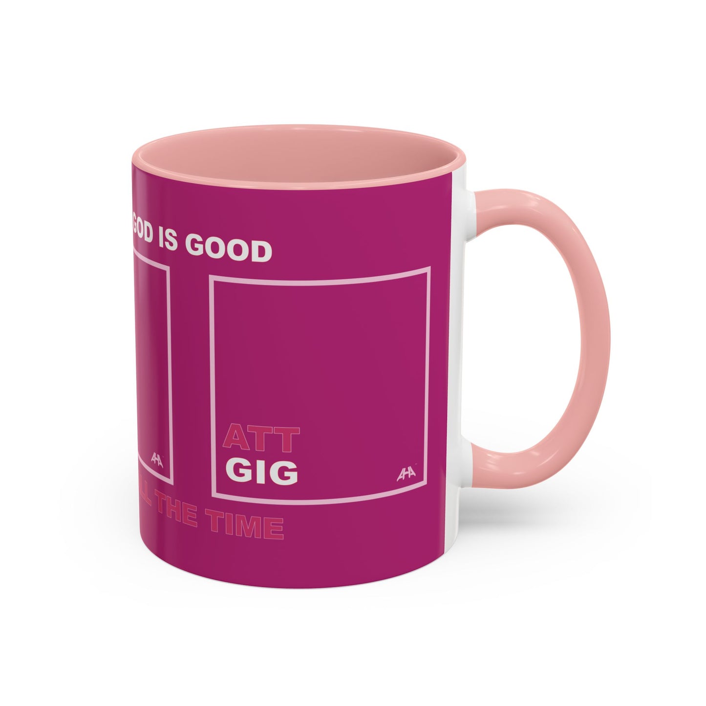 Light Pink GIG/ATT Accent Coffee Mug (11, 15oz)