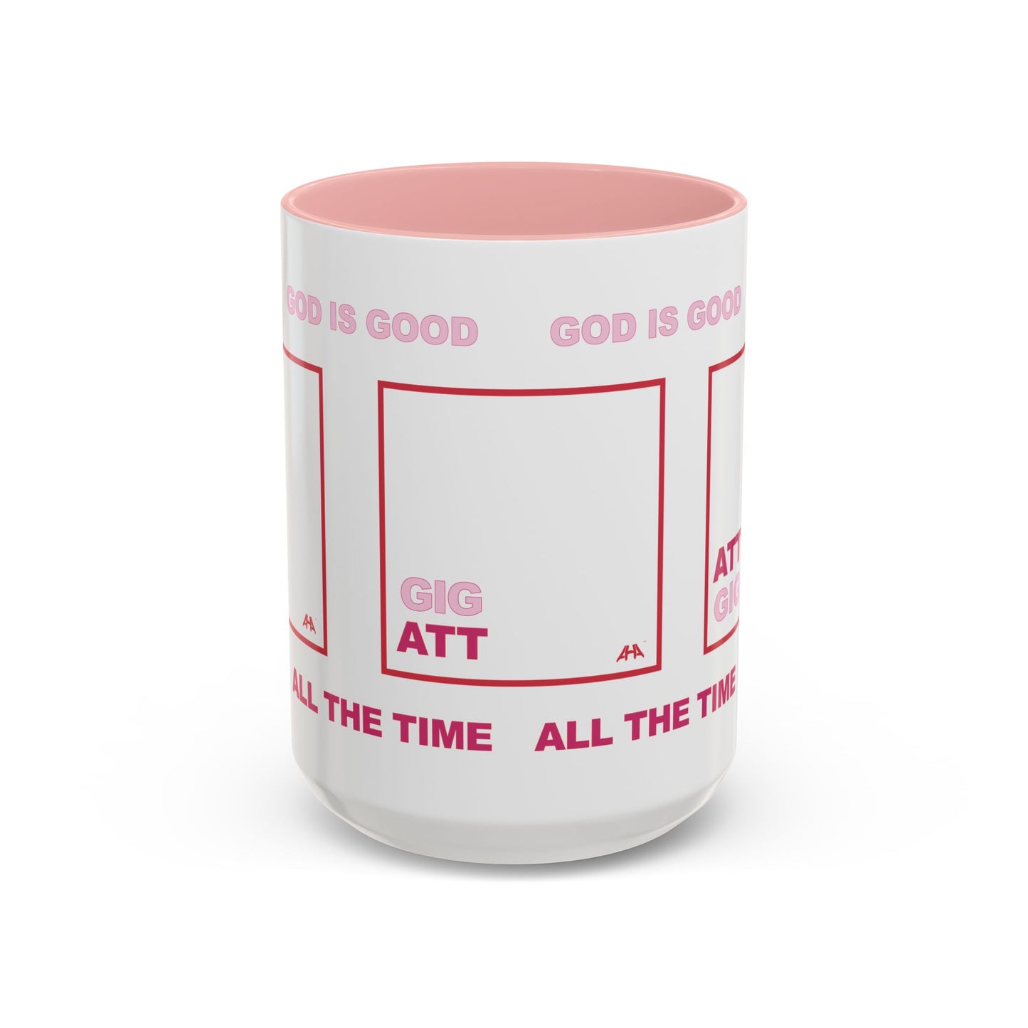 Red GIG/ATT Accent Coffee Mug (11, 15oz)