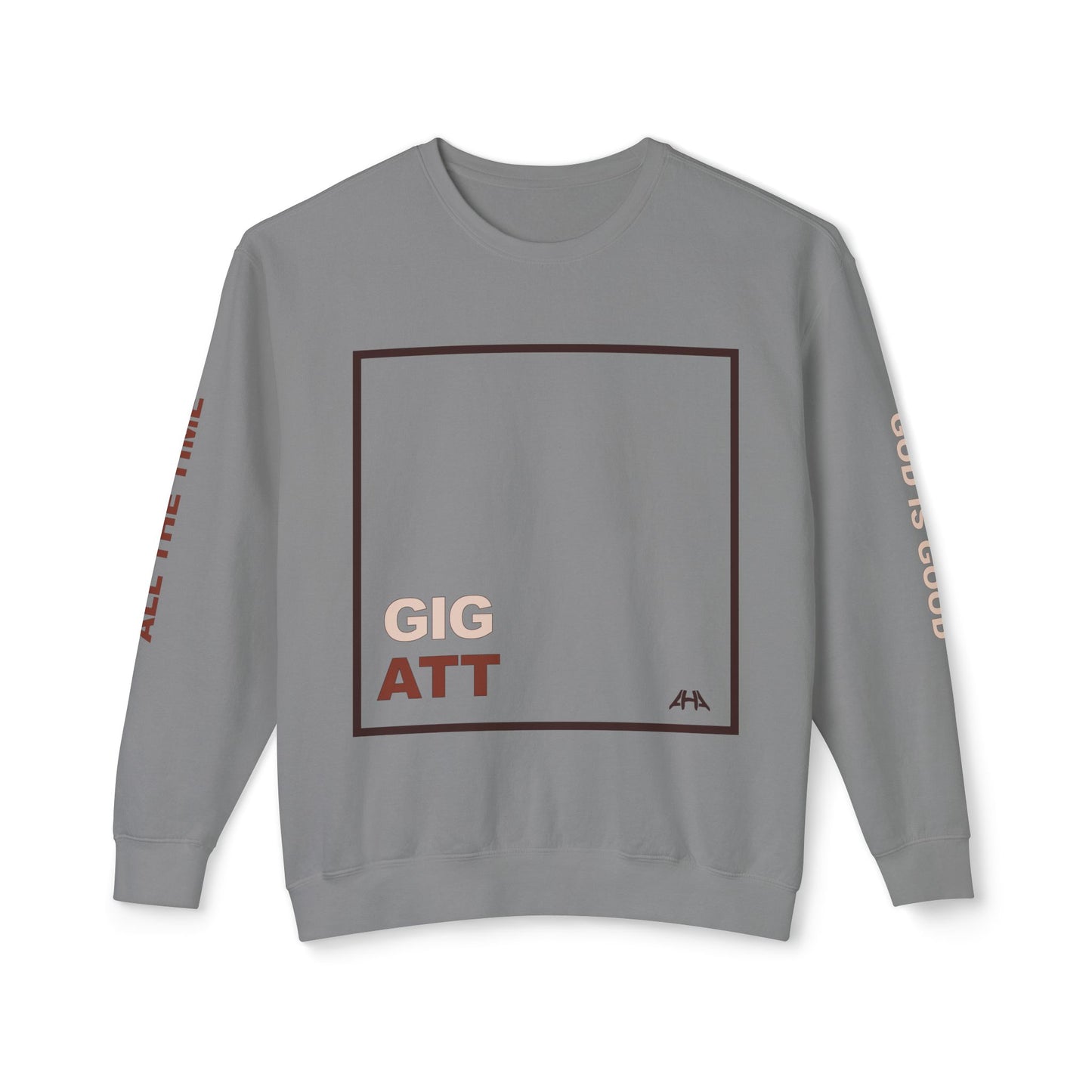 Chocolate GIGATT/ATTGIG Lightweight Crewneck Sweatshirt