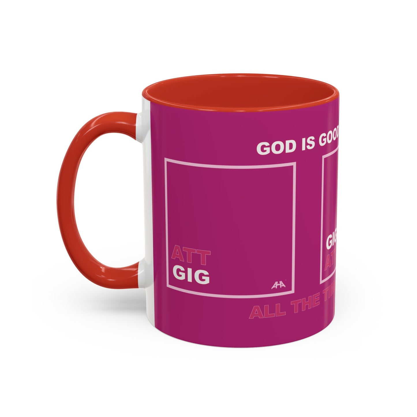 Light Pink GIG/ATT Accent Coffee Mug (11, 15oz)
