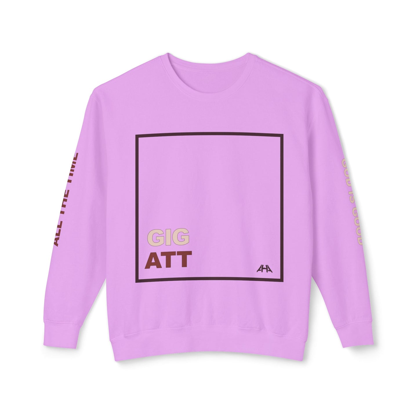 Chocolate GIGATT/ATTGIG Lightweight Crewneck Sweatshirt