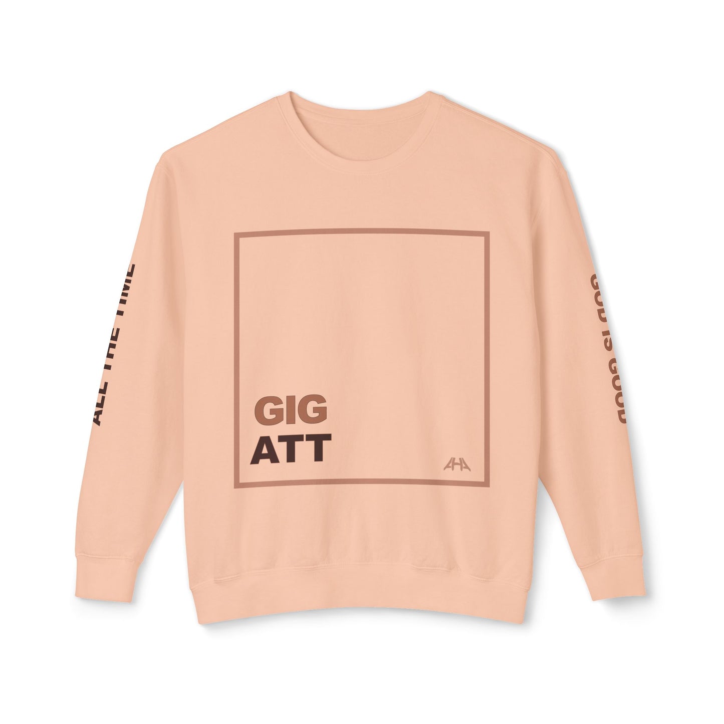 Taupe GIGATT/ATTGIG Lightweight Crewneck Sweatshirt