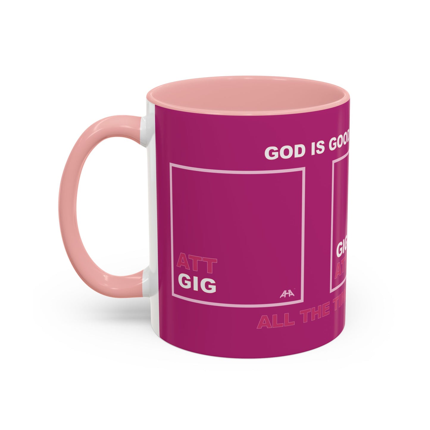 Light Pink GIG/ATT Accent Coffee Mug (11, 15oz)