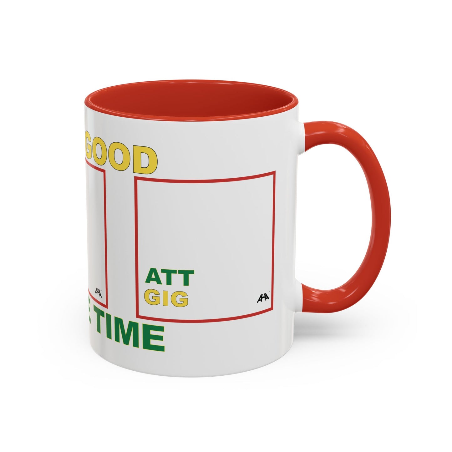 White GIG/ATT Accent Coffee Mug (11, 15oz)