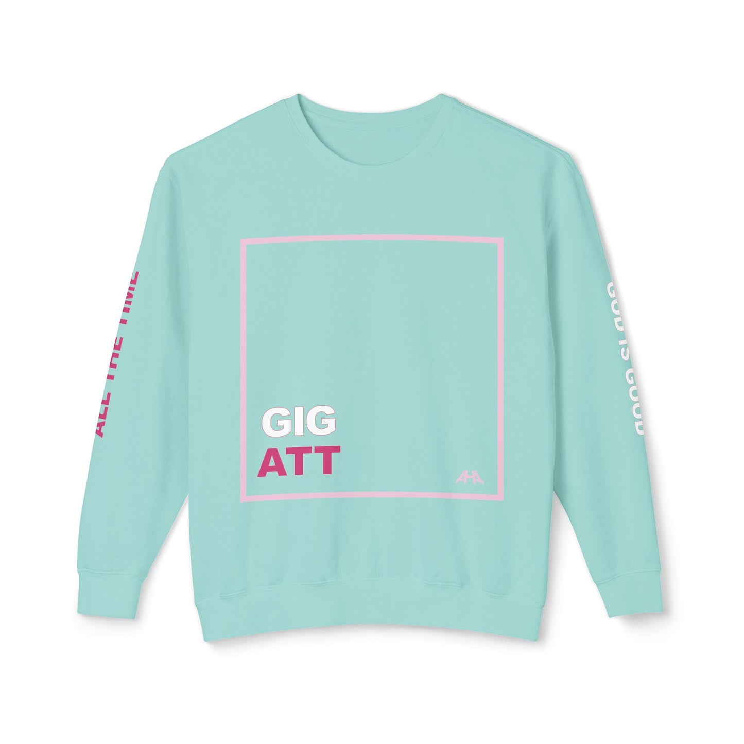 Light Pink GIGATT/ATTGIG Lightweight Crewneck Sweatshirt