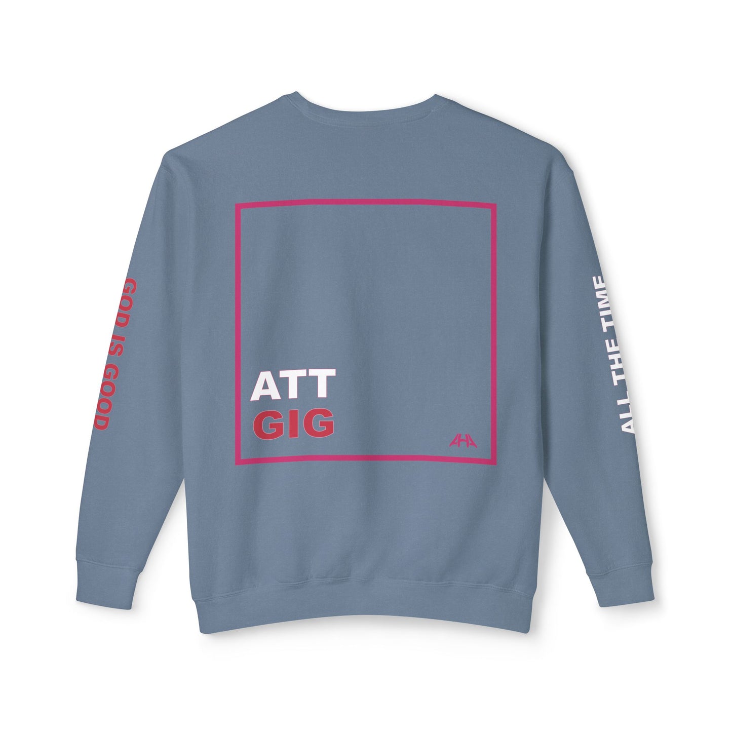 Deep Pink GIGATT/ATTGIG Lightweight Crewneck Sweatshirt