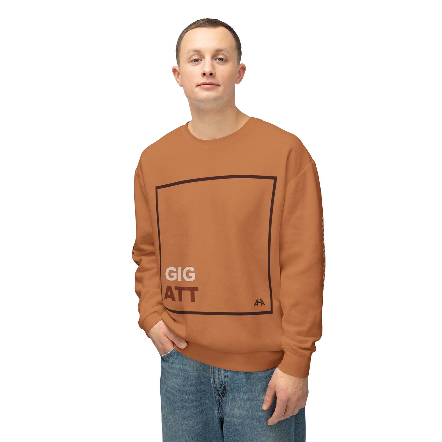 Chocolate GIGATT/ATTGIG Lightweight Crewneck Sweatshirt