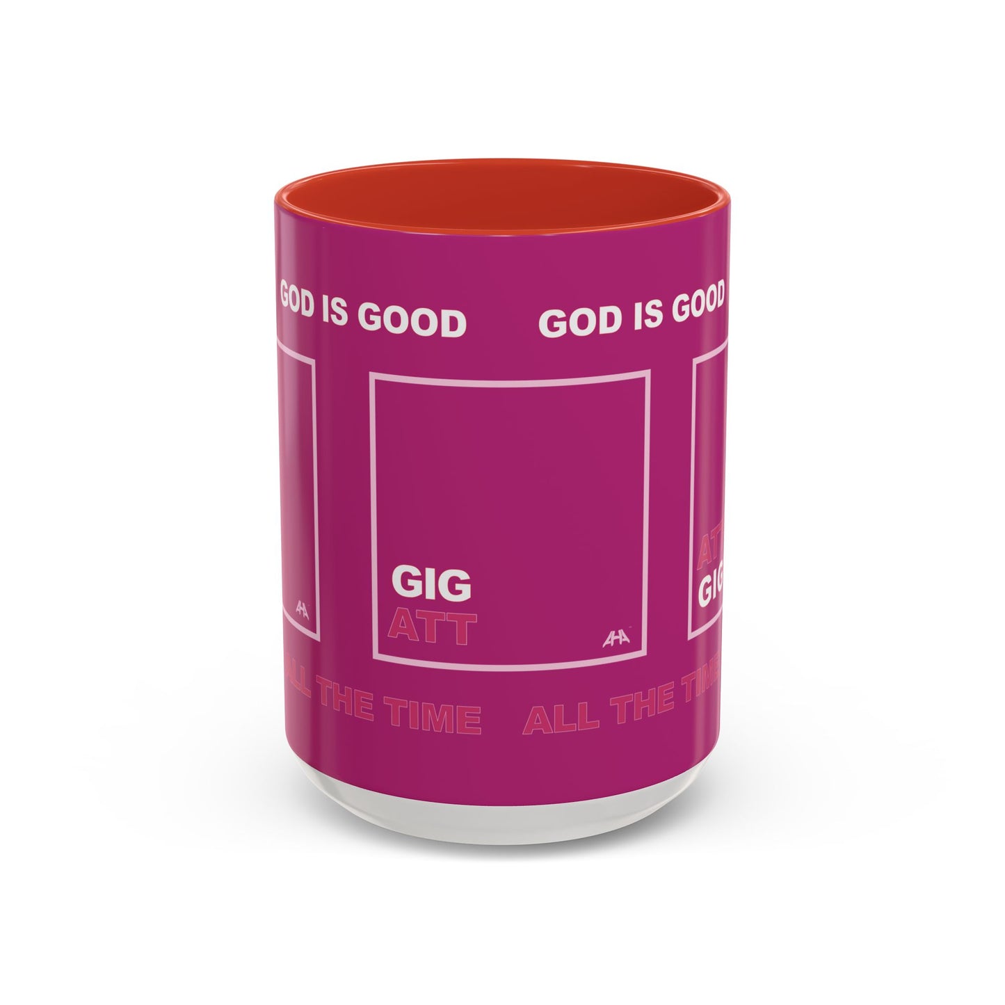 Light Pink GIG/ATT Accent Coffee Mug (11, 15oz)