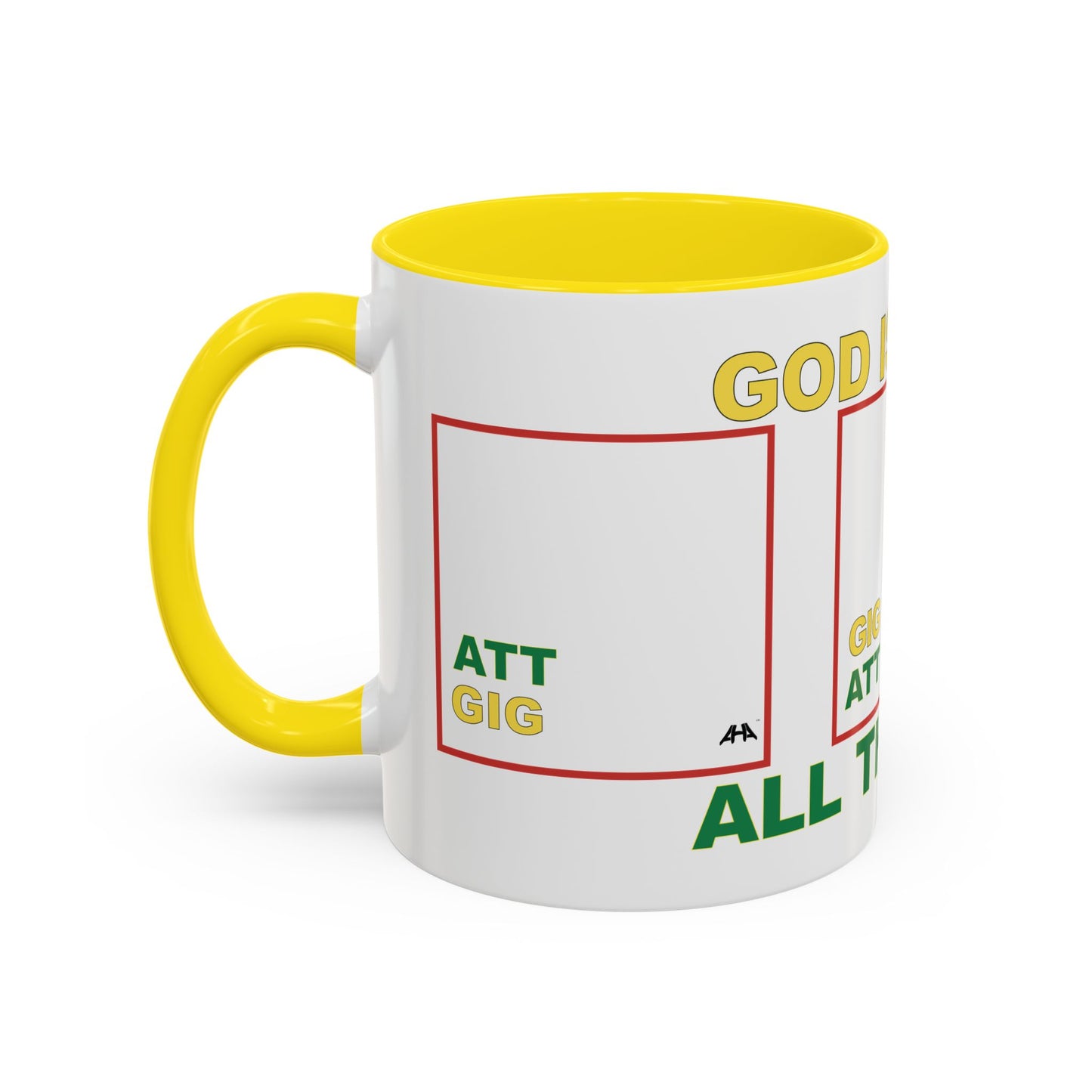 White GIG/ATT Accent Coffee Mug (11, 15oz)