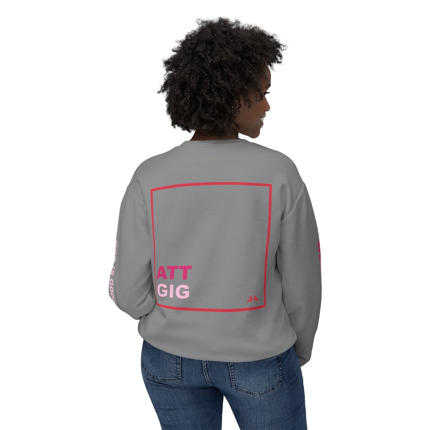 Red GIGATT/ATTGIG Lightweight Crewneck Sweatshirt
