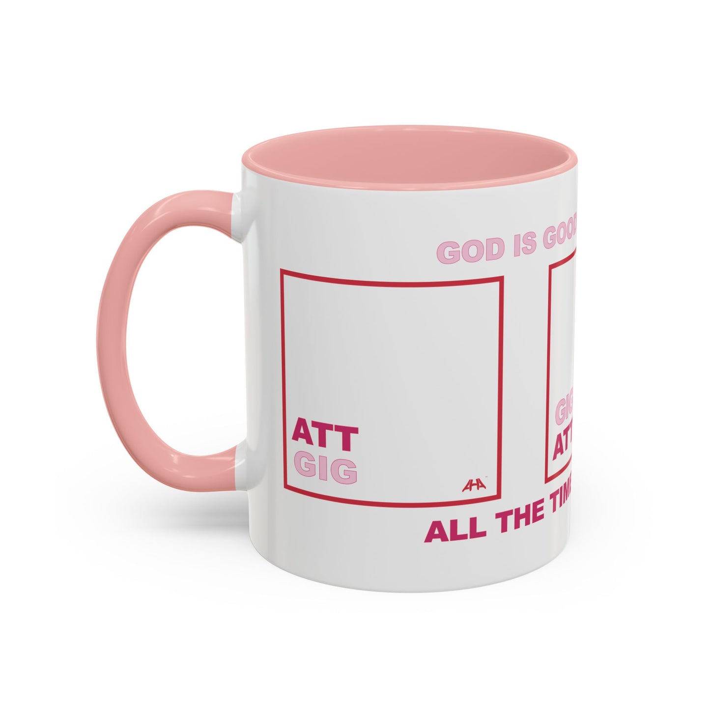 Red GIG/ATT Accent Coffee Mug (11, 15oz)