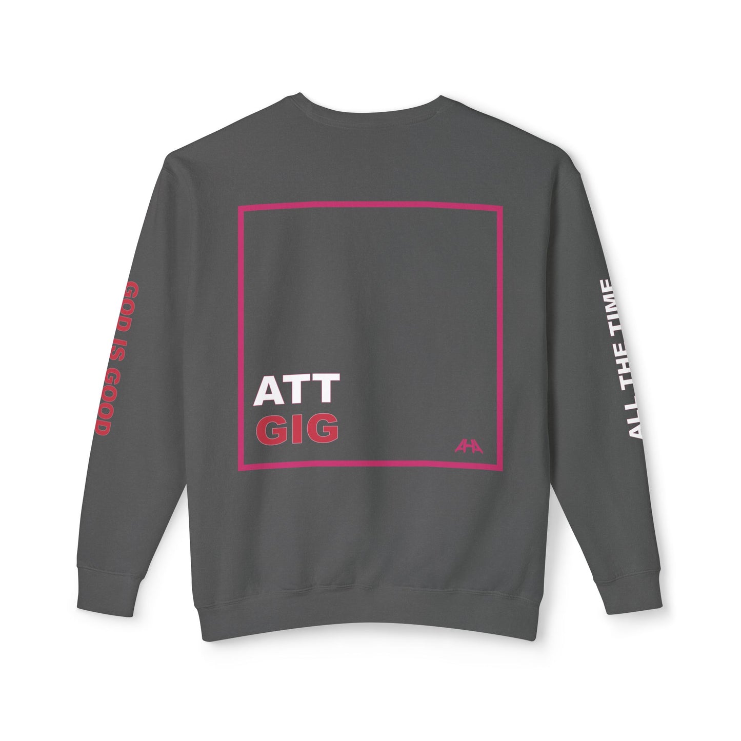 Deep Pink GIGATT/ATTGIG Lightweight Crewneck Sweatshirt