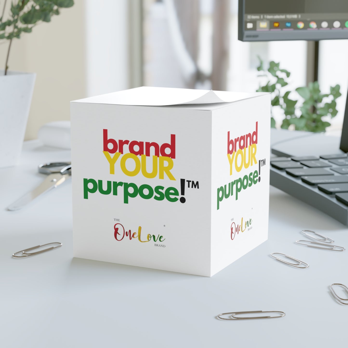 brand YOUR purpose!™ Signature Note Cube