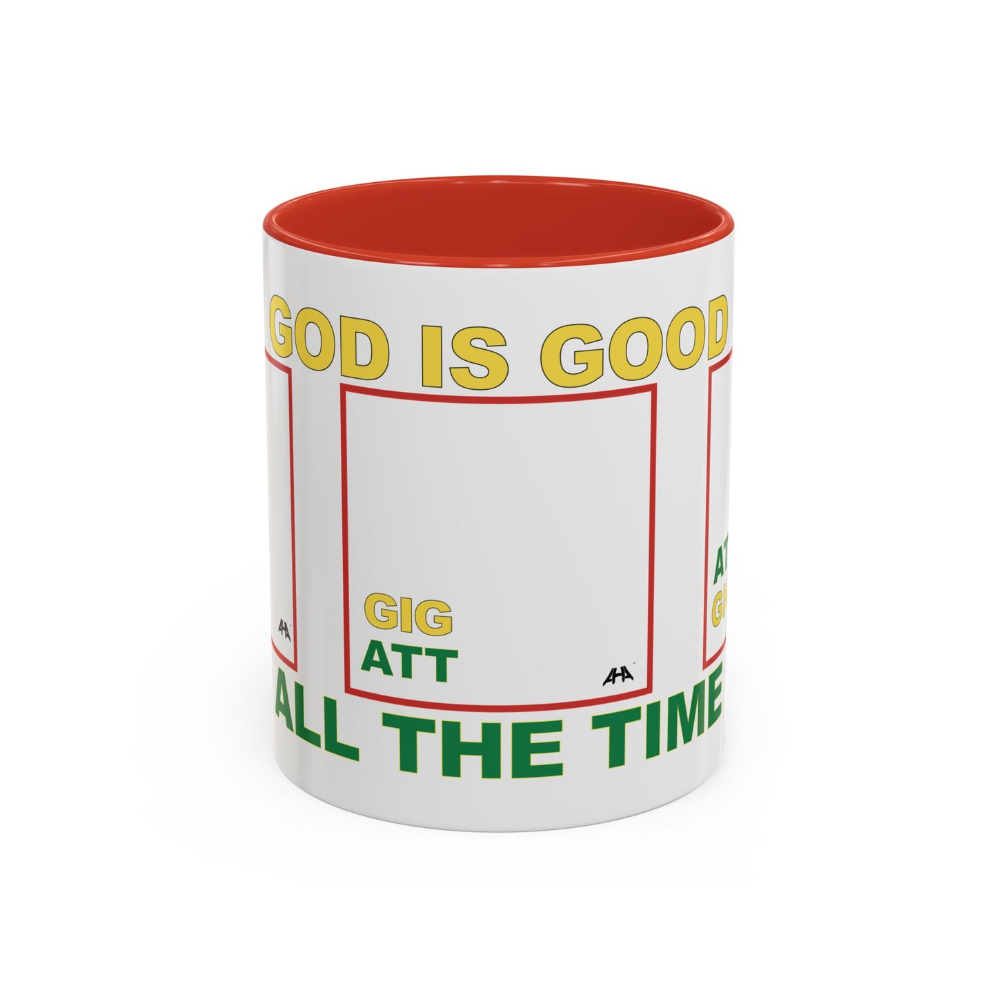 White GIG/ATT Accent Coffee Mug (11, 15oz)