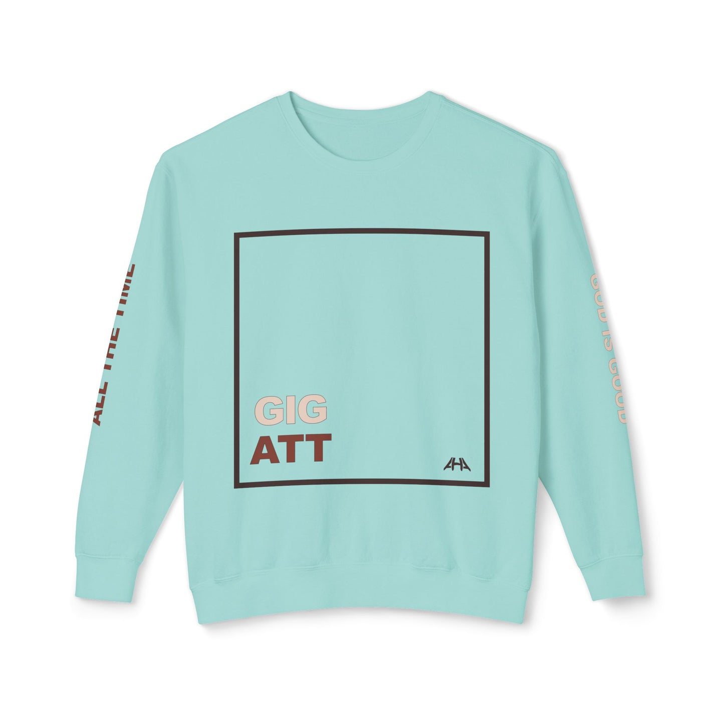 Chocolate GIGATT/ATTGIG Lightweight Crewneck Sweatshirt