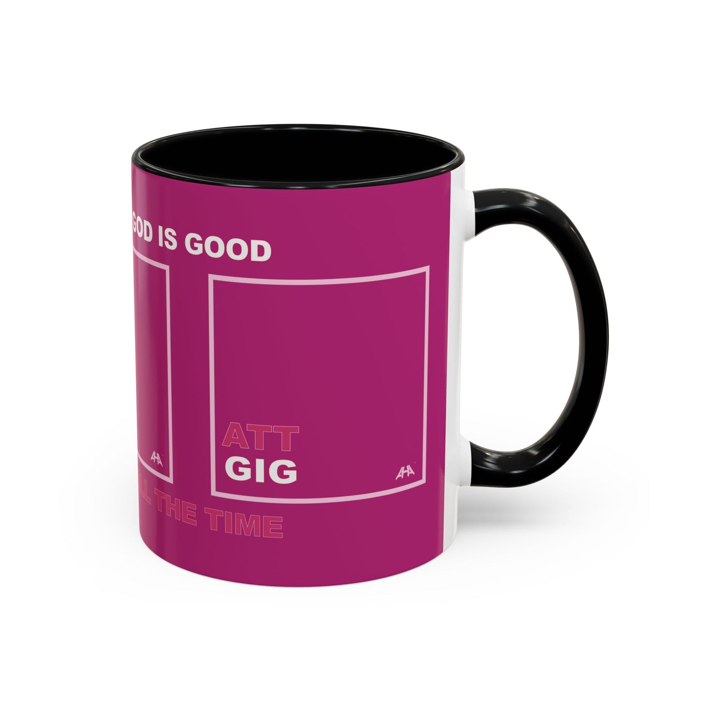 Light Pink GIG/ATT Accent Coffee Mug (11, 15oz)