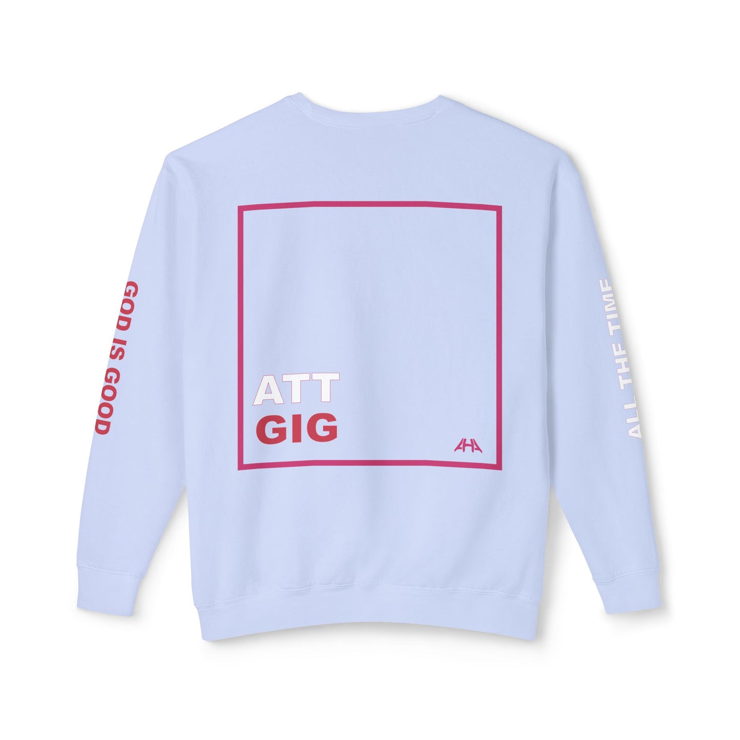 Deep Pink GIGATT/ATTGIG Lightweight Crewneck Sweatshirt
