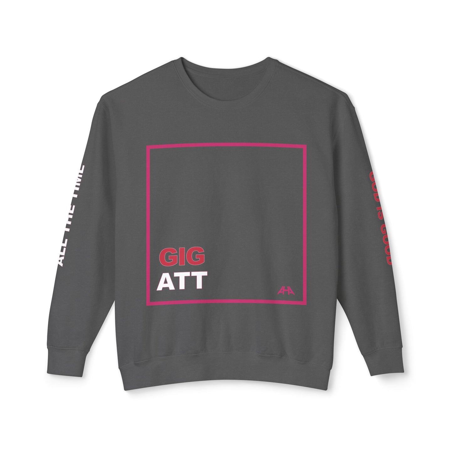 Deep Pink GIGATT/ATTGIG Lightweight Crewneck Sweatshirt