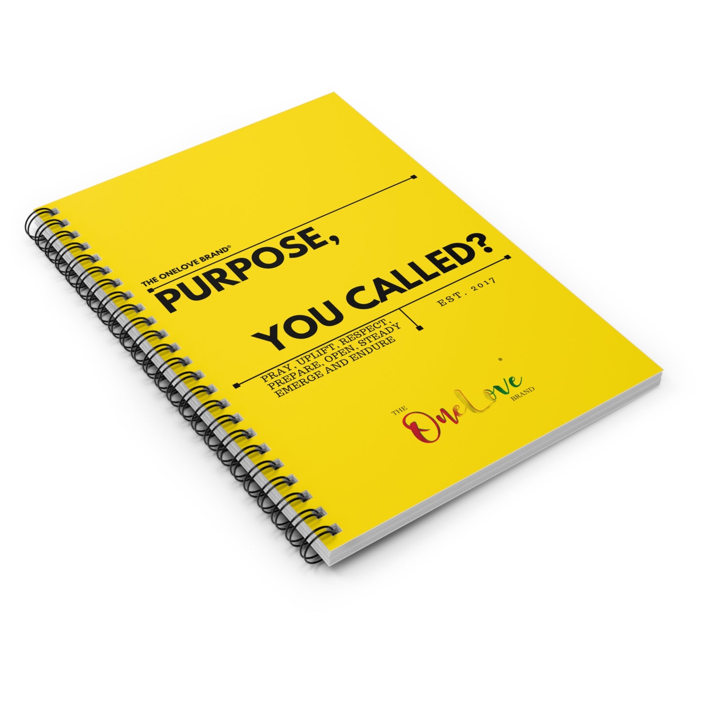 "Purpose, You Called?" Spiral Notebook