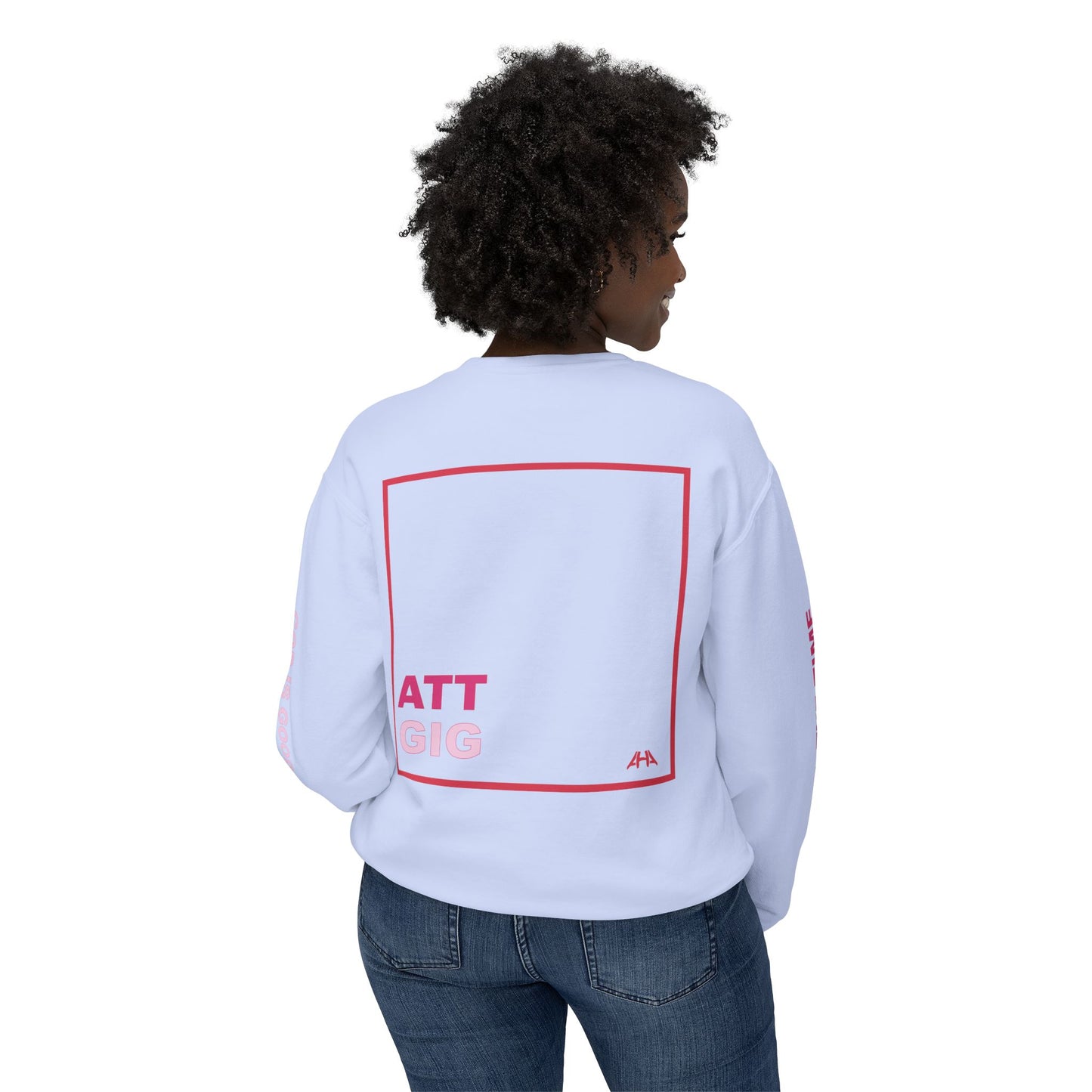 Red GIGATT/ATTGIG Lightweight Crewneck Sweatshirt
