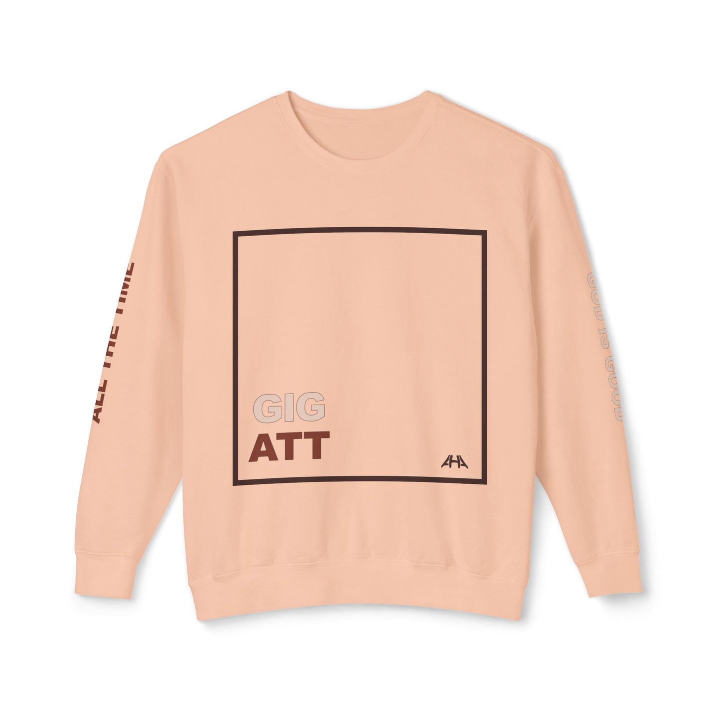 Chocolate GIGATT/ATTGIG Lightweight Crewneck Sweatshirt