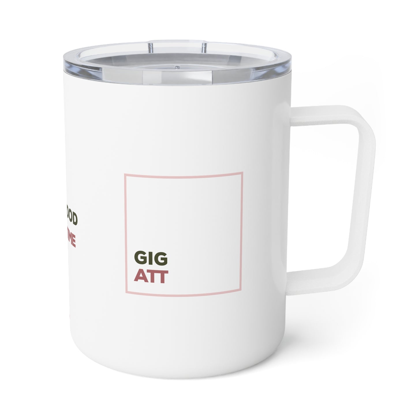 White GIGATT/ATTGIG Insulated Mug