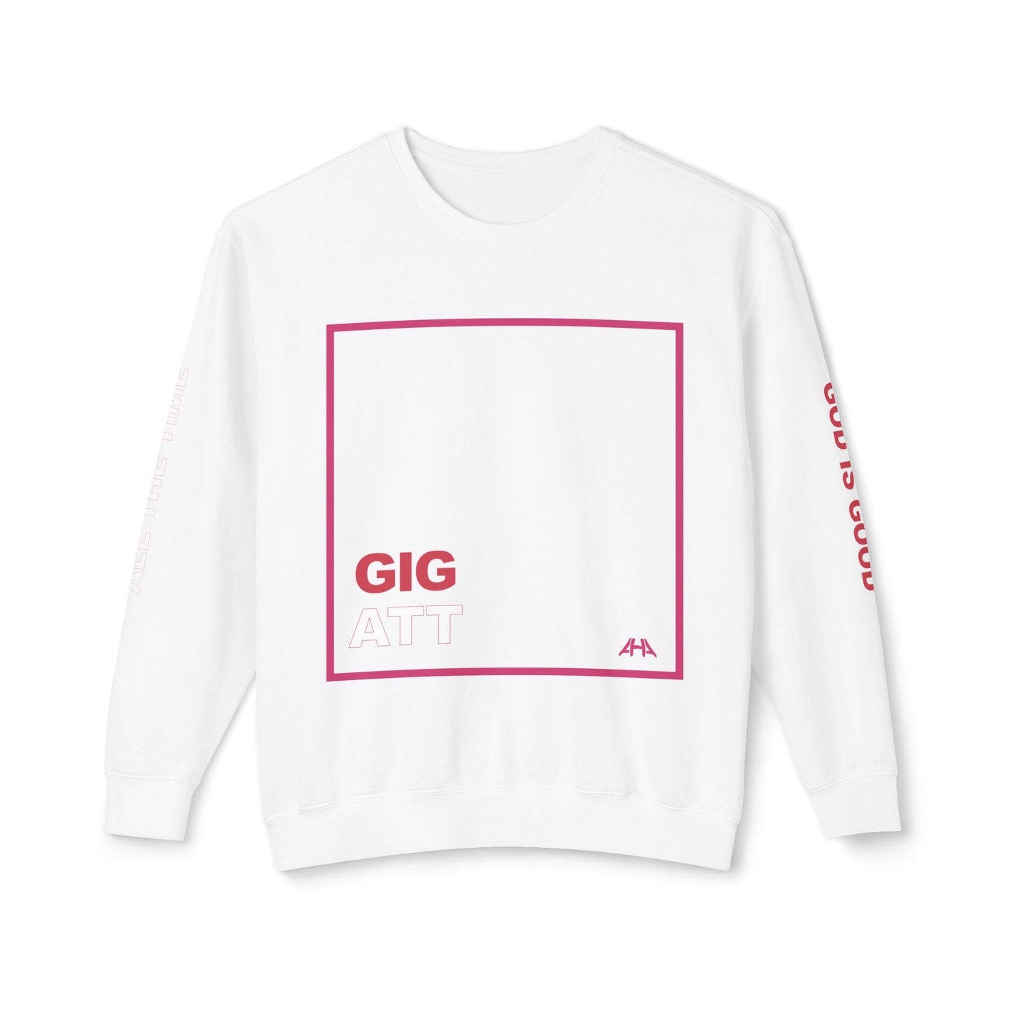 Deep Pink GIGATT/ATTGIG Lightweight Crewneck Sweatshirt