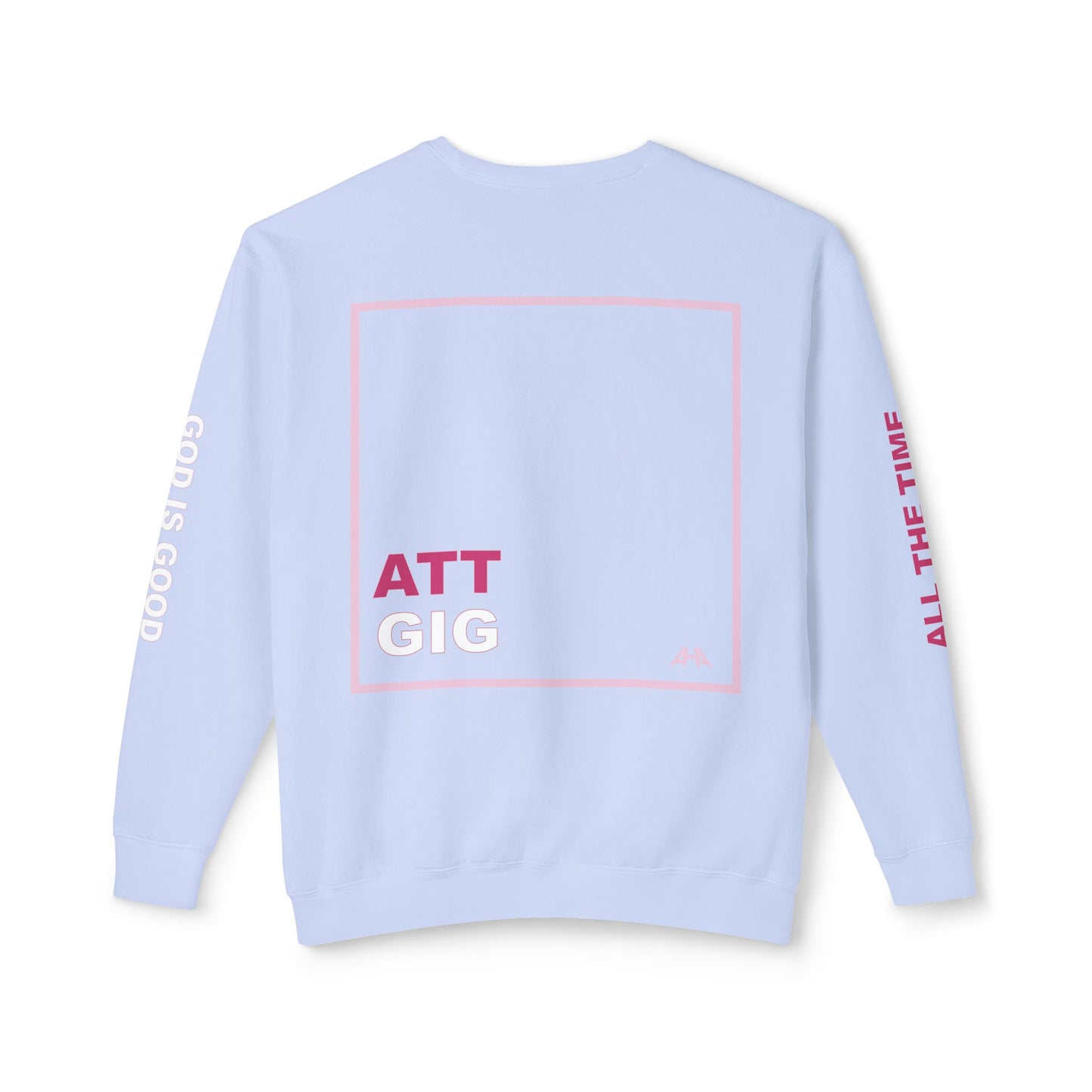Light Pink GIGATT/ATTGIG Lightweight Crewneck Sweatshirt