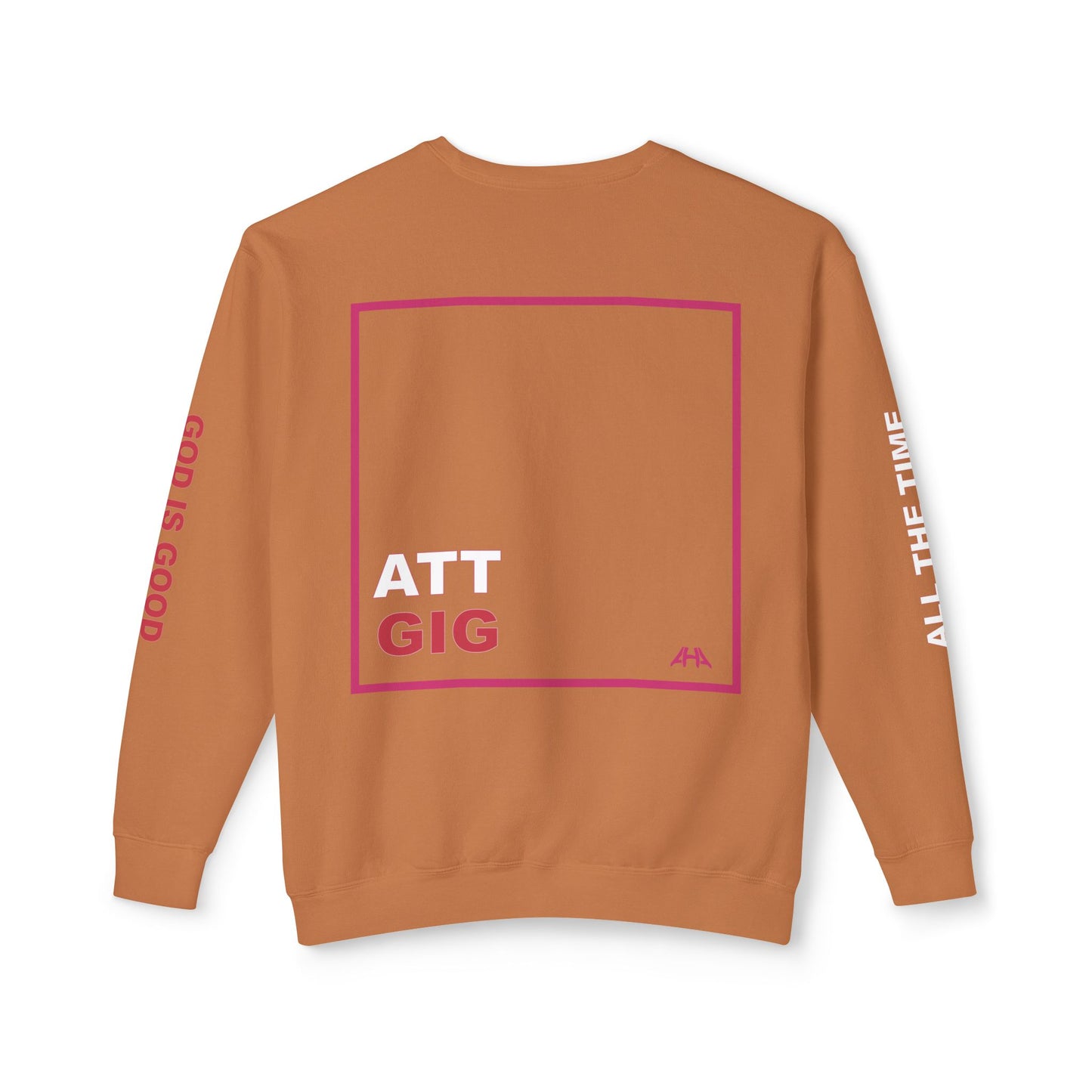 Deep Pink GIGATT/ATTGIG Lightweight Crewneck Sweatshirt