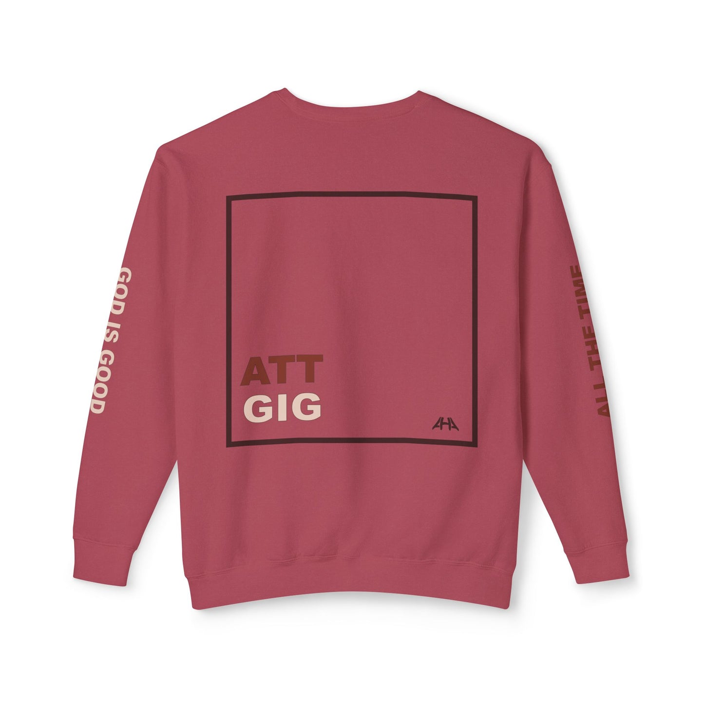 Chocolate GIGATT/ATTGIG Lightweight Crewneck Sweatshirt