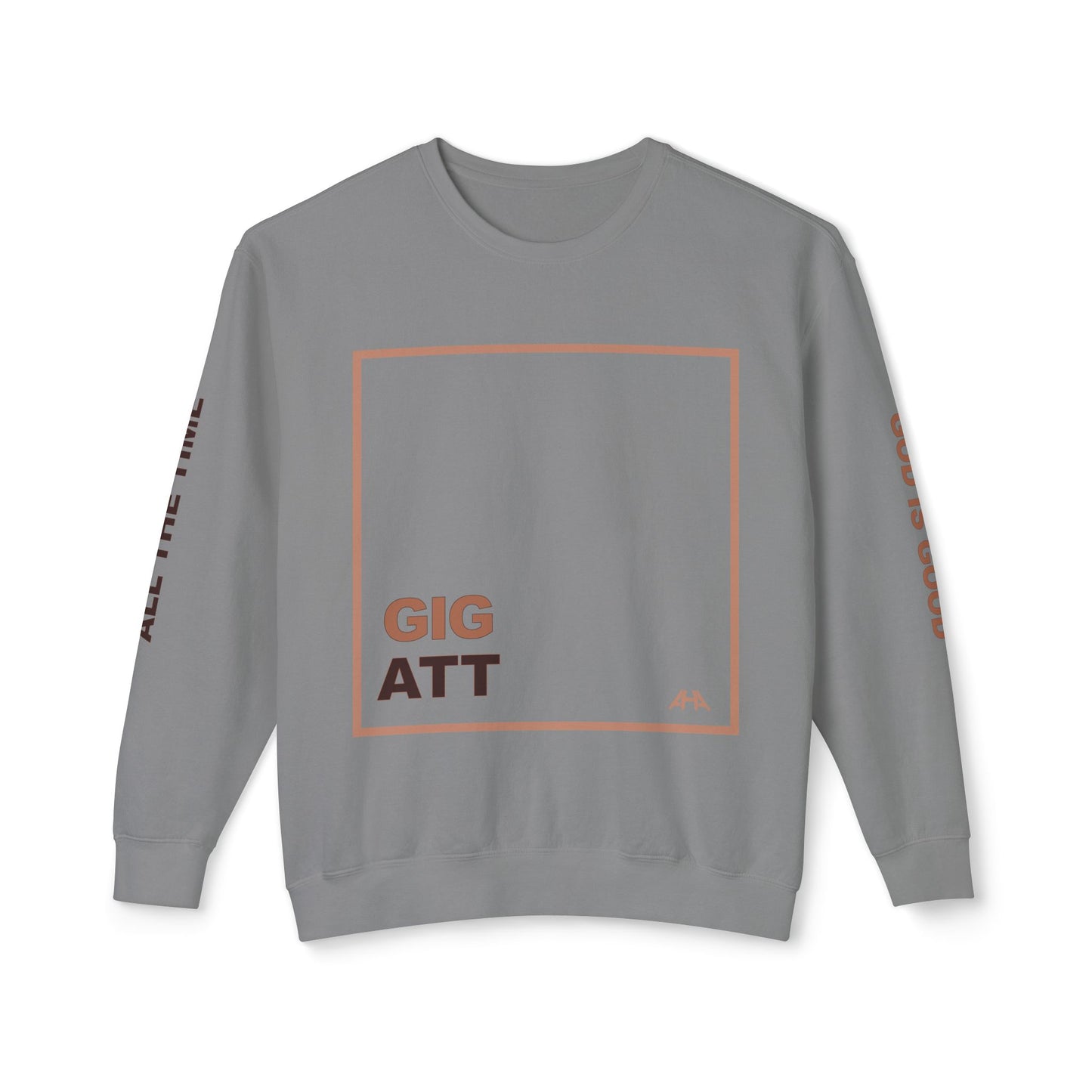Taupe GIGATT/ATTGIG Lightweight Crewneck Sweatshirt