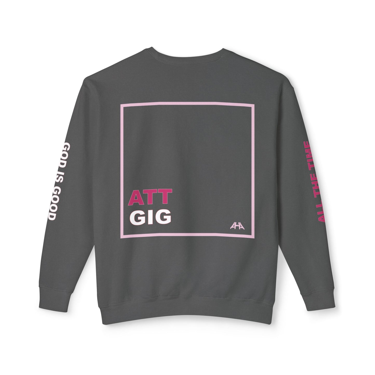 Light Pink GIGATT/ATTGIG Lightweight Crewneck Sweatshirt